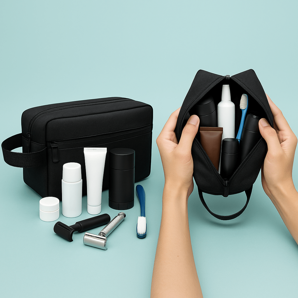 Trousse de Toilette Homme Voyage - Imperméable et Pratique