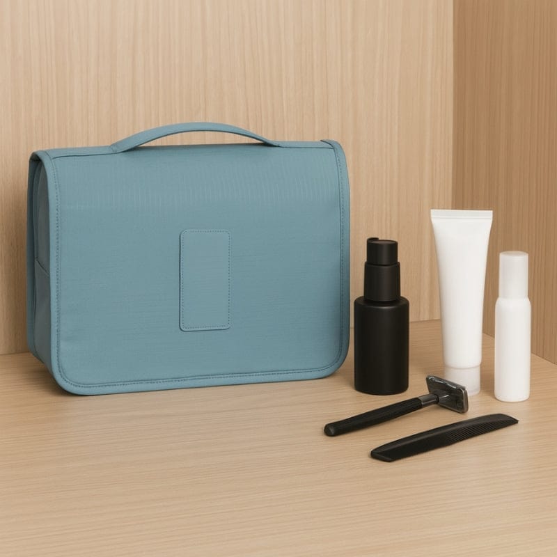 Trousse de toilette homme suspendue - Compartiments organisés