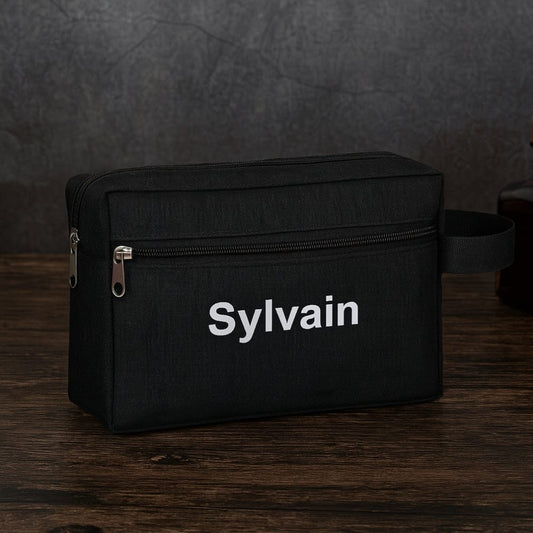 Trousse de toilette voyage homme - personnalisable et compacte