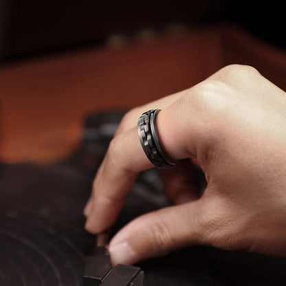 BAGUE ANTI STRESS NOIRE