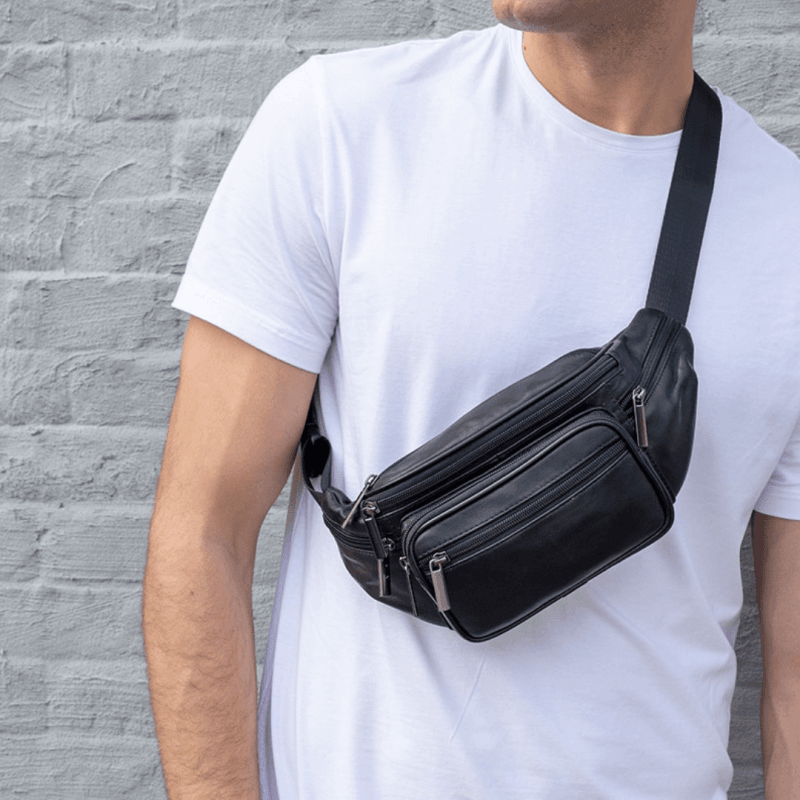 SAC BANANE PERSONNALISÉ EN CUIR