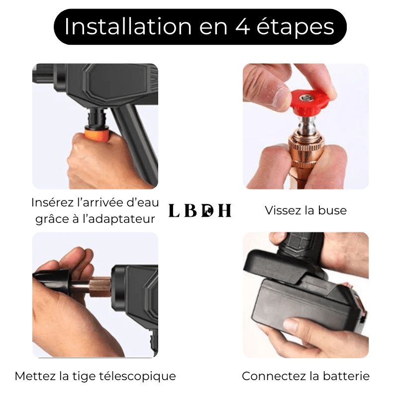PULVÉRISATEUR ÉLECTRIQUE POUR TOITURE