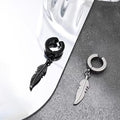 Boucles d'Oreilles Pendantes Plume - Originale et Tendance