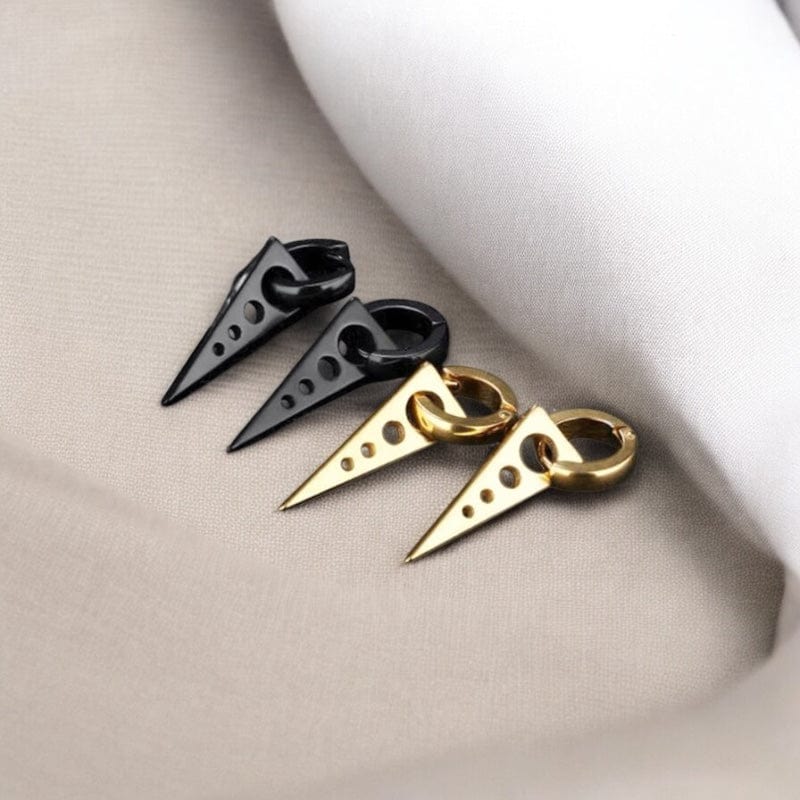 Boucles d'Oreilles Pendantes  - Acier Inoxydable