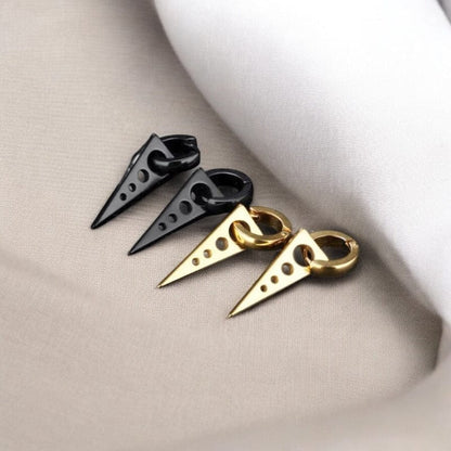 Boucles d'Oreilles Pendantes  - Acier Inoxydable