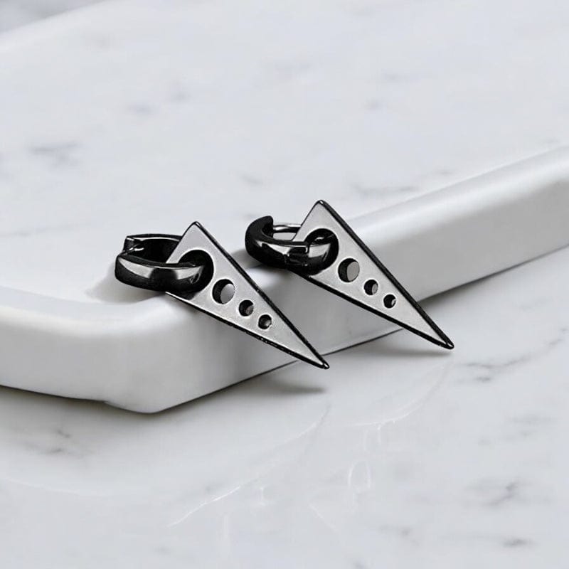 Boucles d'Oreilles Pendantes  - Acier Inoxydable