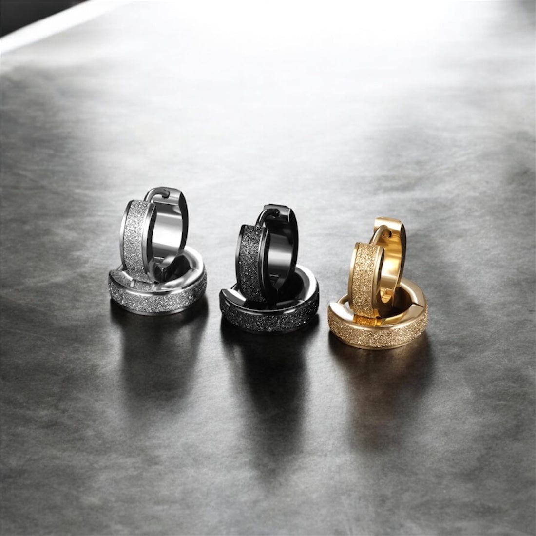 Boucles d'Oreilles Anneaux – Acier inoxydable | Style Luxe et Original
