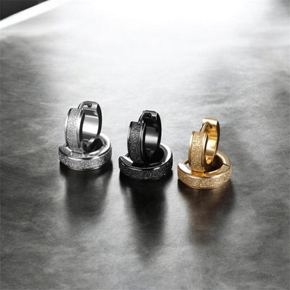 Boucles d'Oreilles Anneaux – Acier inoxydable | Style Luxe et Original