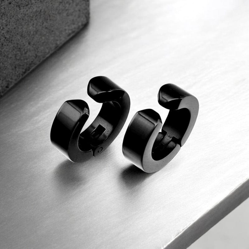 Boucles d'Oreilles Aimant Clip Anneau - Style sans Piercing