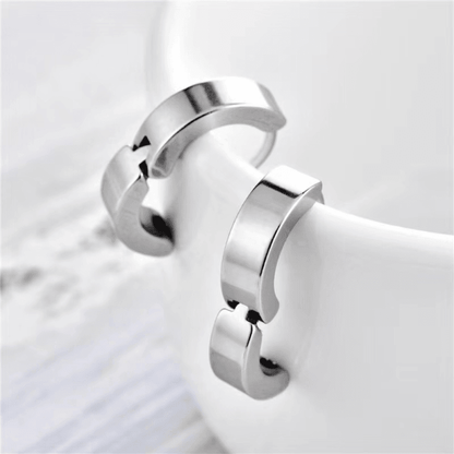 Boucles d'Oreilles Aimant Clip Anneau - Style sans Piercing
