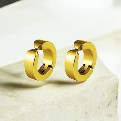 Boucles d'Oreilles Aimant Clip Anneau - Style sans Piercing