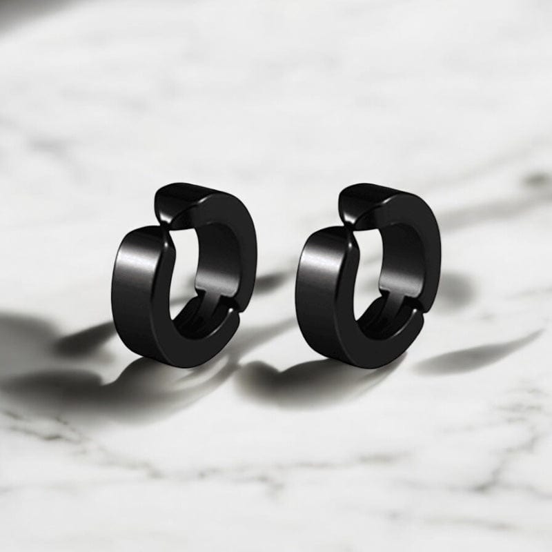 Boucles d'Oreilles Aimant Clip Anneau - Style sans Piercing
