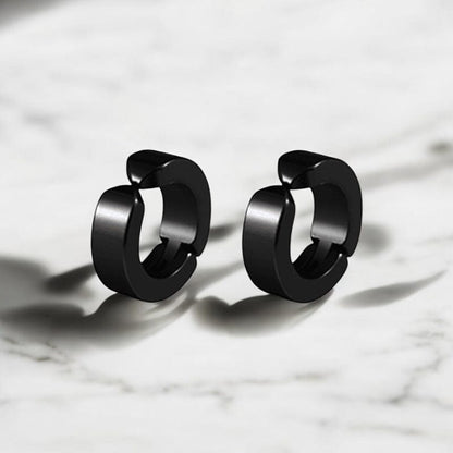 Boucles d'Oreilles Aimant Clip Anneau - Style sans Piercing