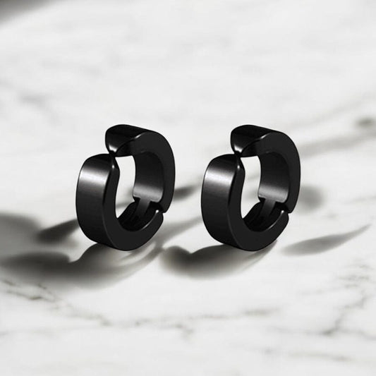 Boucles d'Oreilles Aimant Clip Anneau - Style sans Piercing