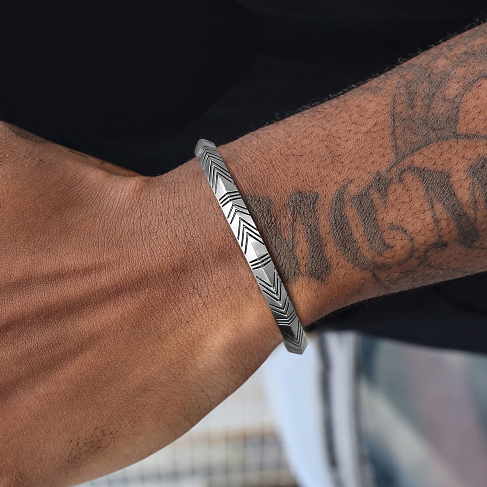 Bracelet Jonc Acier Inoxydable