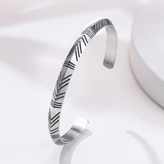 Bracelet Jonc Acier Inoxydable