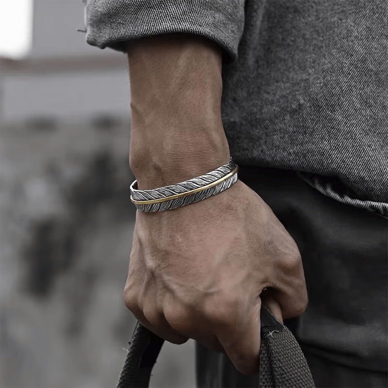 Bracelet Jonc plume