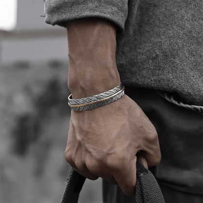Bracelet Jonc plume