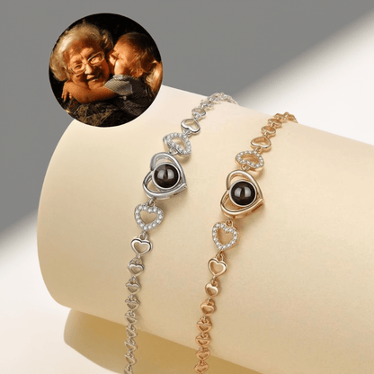 Bracelet Personnalisé cœur photo