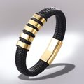 Bracelet Personnalisé en Cuir Tressé