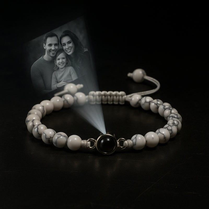 Bracelet Perle Photo Personnalisé