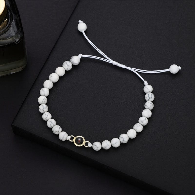 Bracelet Perle Photo Personnalisé