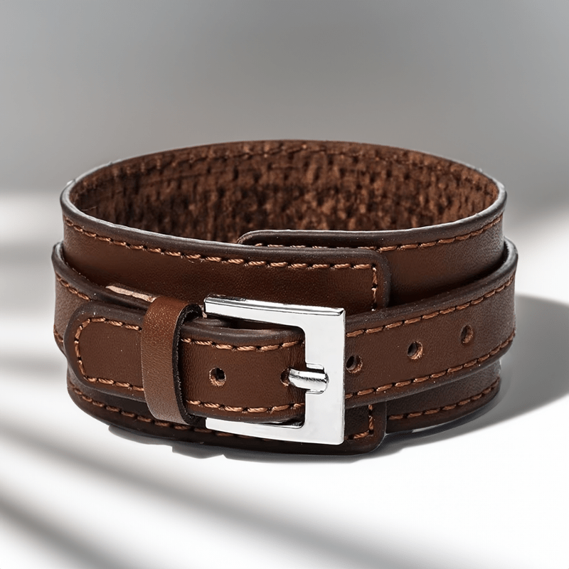 Bracelet de force en cuir pour homme