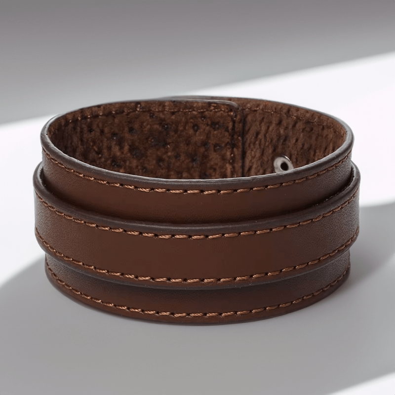Bracelet de force en cuir pour homme