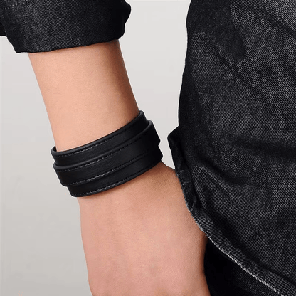Bracelet de force en cuir pour homme