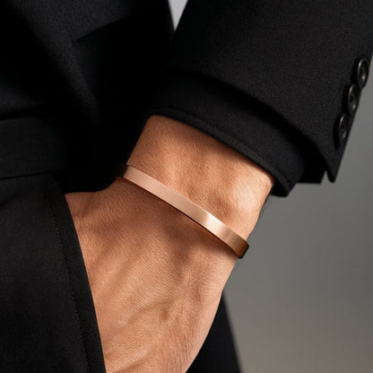 Bracelet Jonc Homme Personnalisable - Élégant et Discret