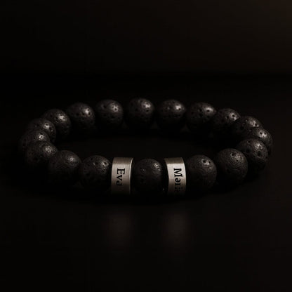 Bracelet Homme Personnalisé Perles -  Pierres Naturelles