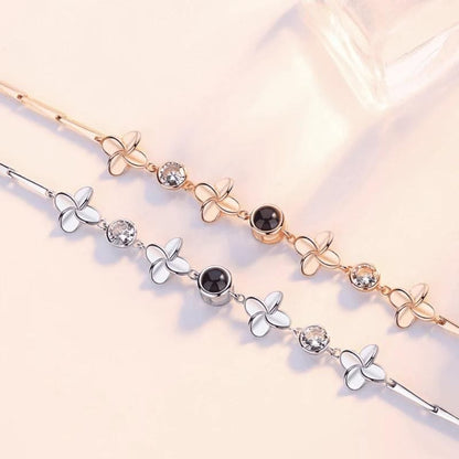 Bracelet photo personnalisé luxe