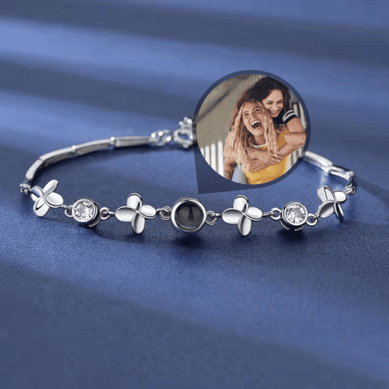 Bracelet photo personnalisé luxe