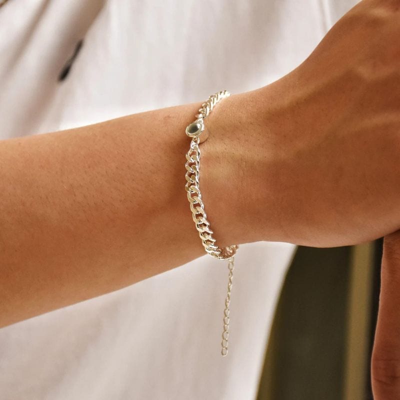 Bracelet Gourmette Homme Photo Personnalisée