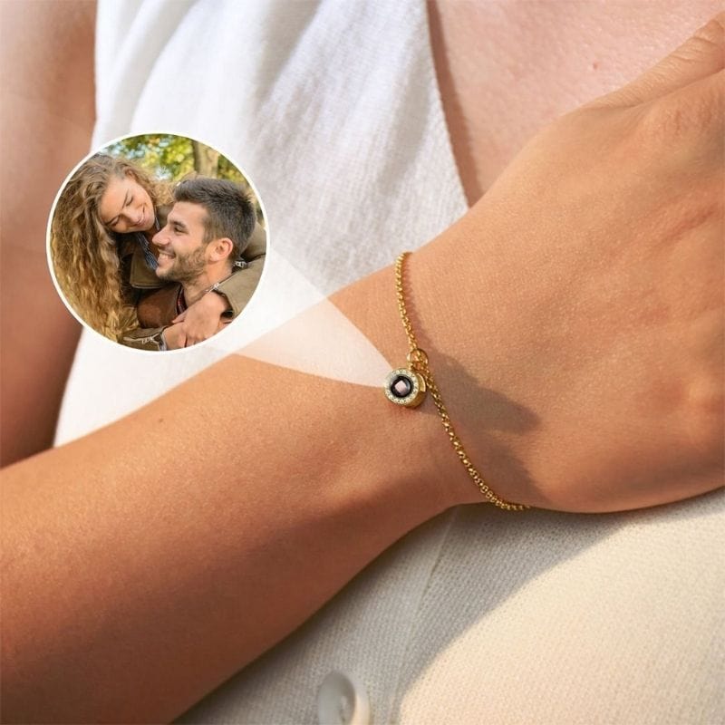 Bracelet photo projection luxe