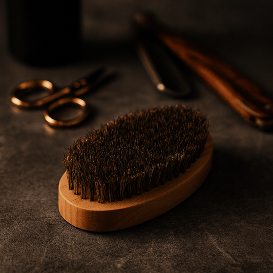 Brosse à Barbe en Poils de Sanglier
