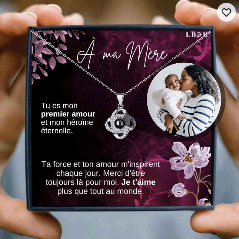 Collier Pendentif Photo Personnalisé