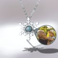 Collier Personnalisé Photo - Flocon de Neige