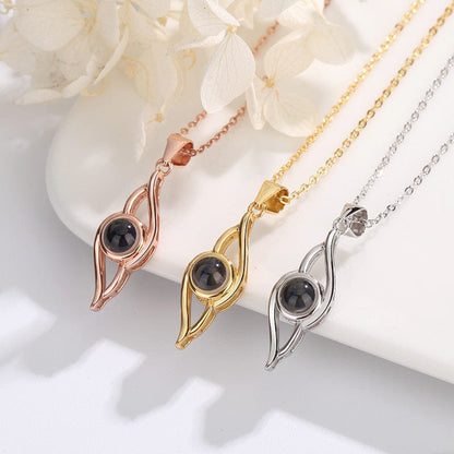 Collier Personnalisé Photo Projection