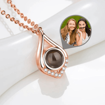 Collier Personnalisé Photo en Argent