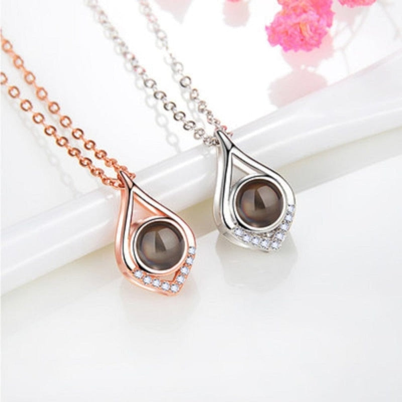 Collier Personnalisé Photo en Argent
