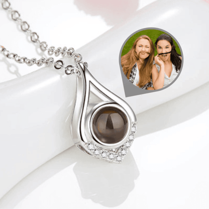 Collier Personnalisé Photo en Argent