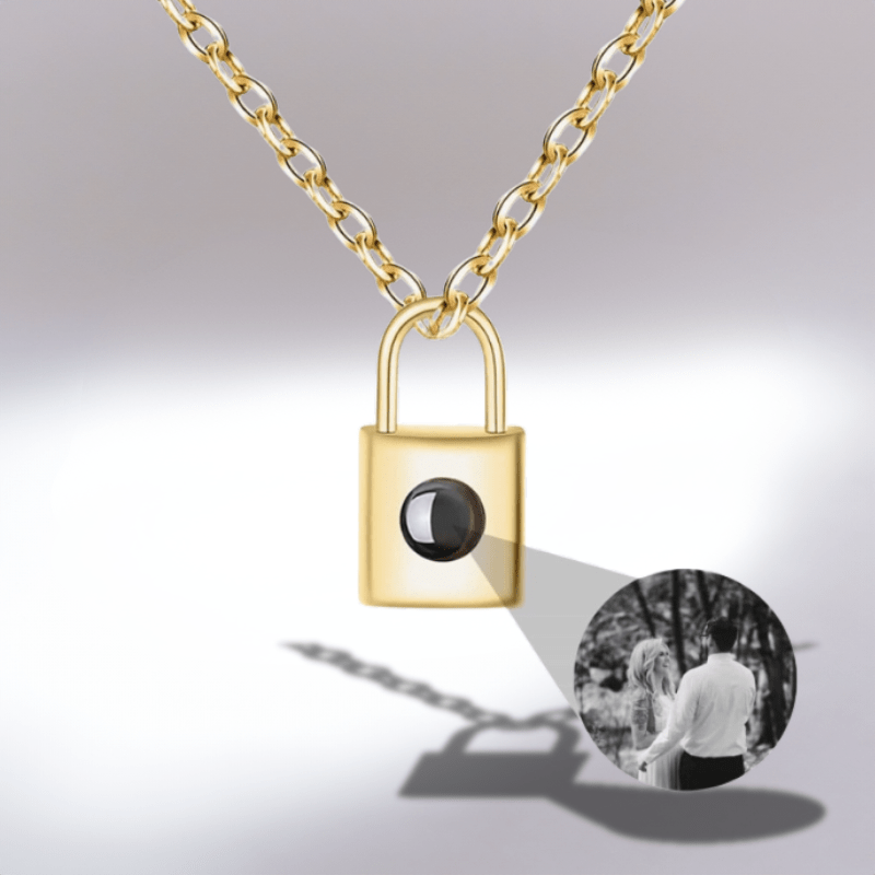 Collier Photo Cadenas Personnalisé