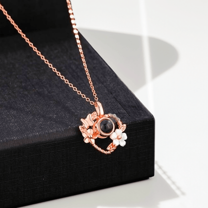 Collier Photo Coeur en Argent