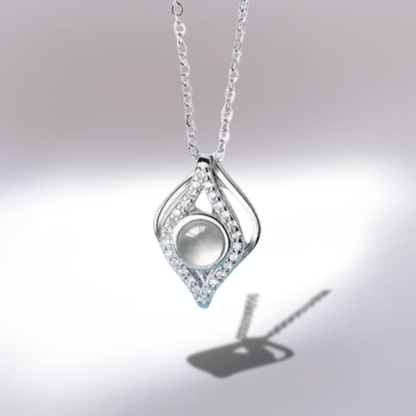 Collier Photo Personnalisé en Argent