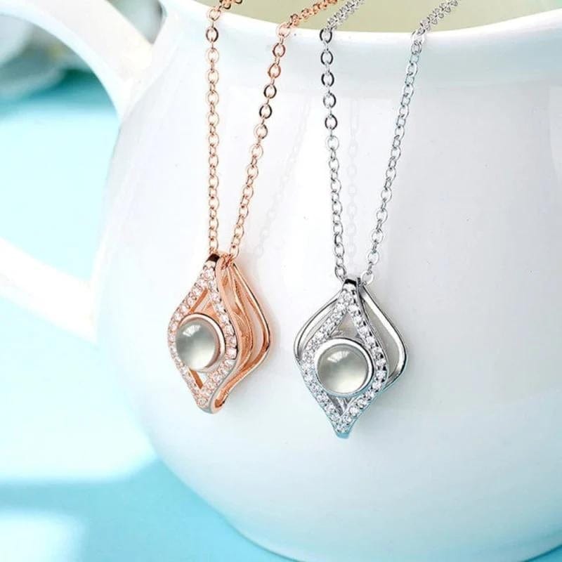 Collier Photo Personnalisé en Argent