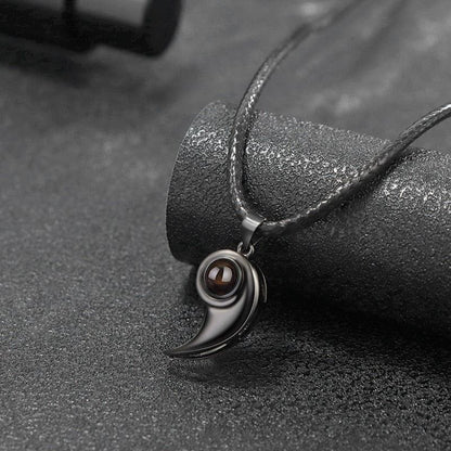 Collier Photo Personnalisée pour Couple
