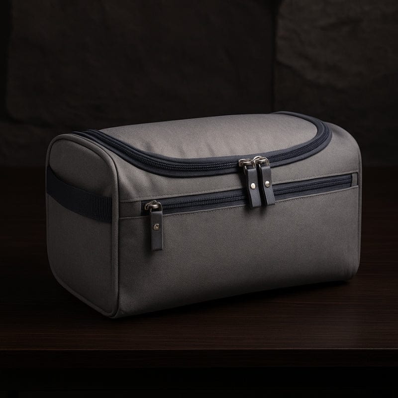 Grande trousse de toilette homme suspendue – Organisation et praticité