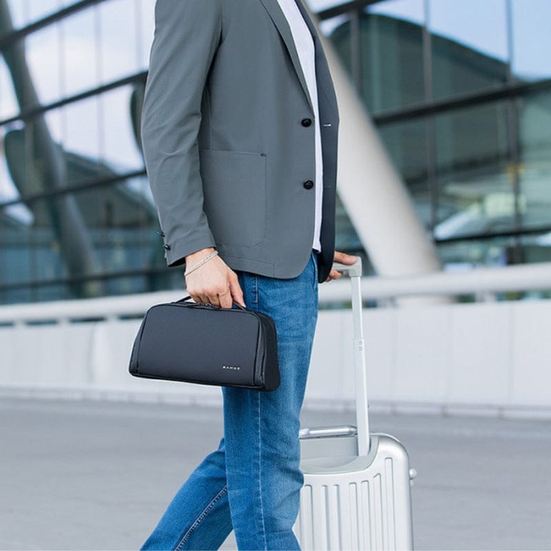 Grande trousse de toilette voyage pour homme – Élégance et praticité
