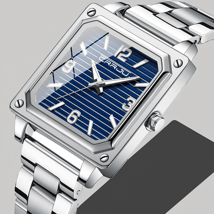 Montre Carré en Acier pour Homme